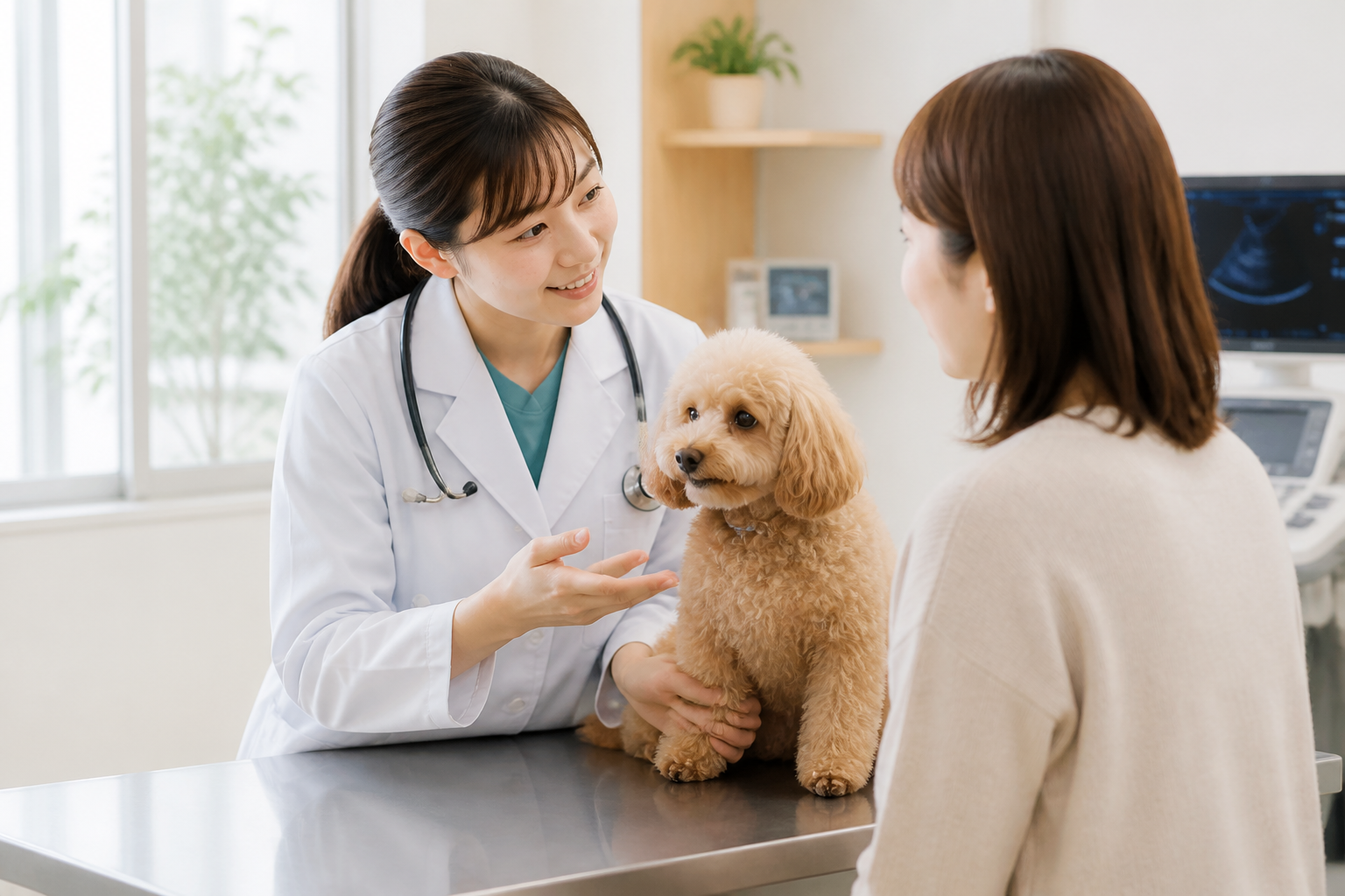 青葉動物病院の雰囲気を伝えるビジュアル